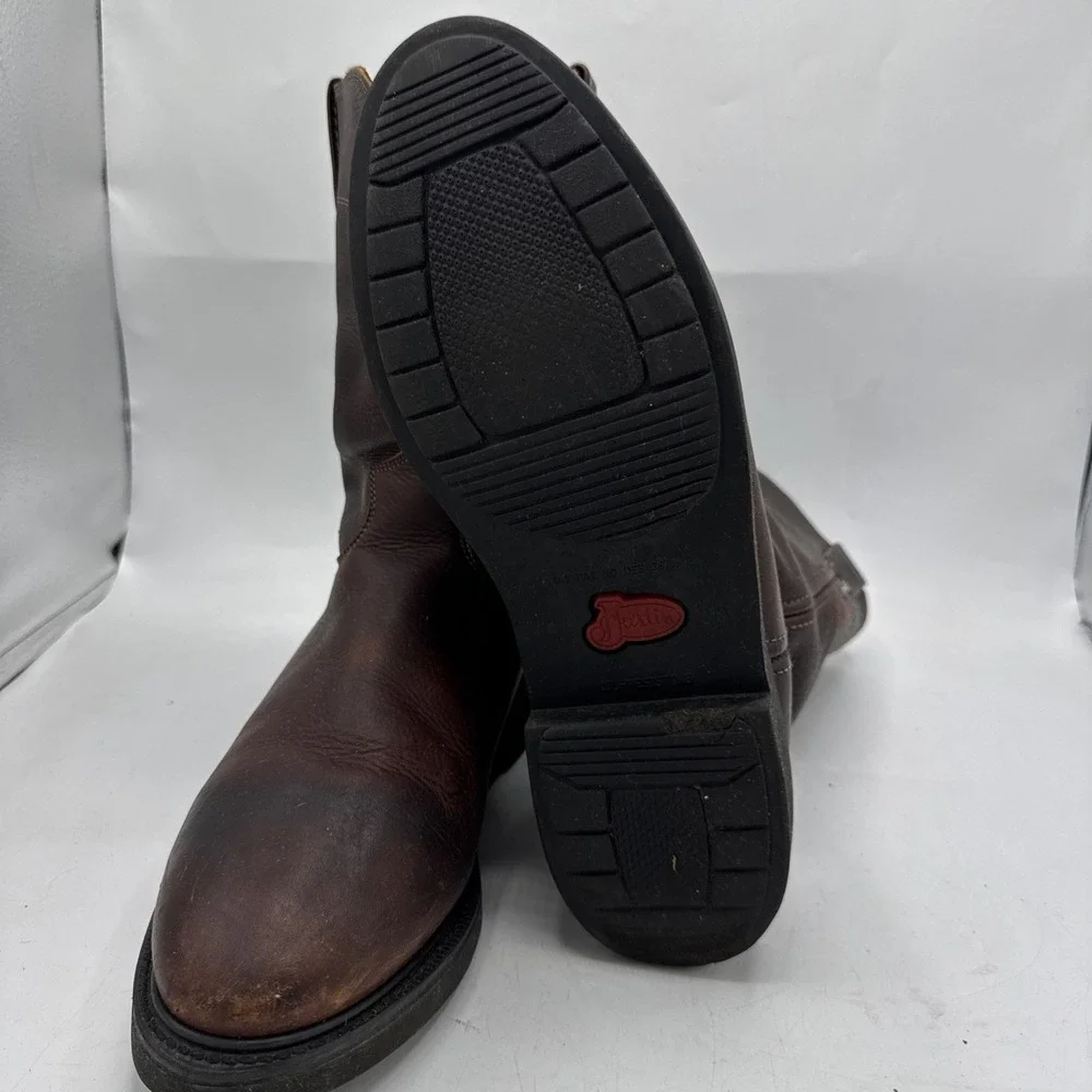 Justin Work‎ Boot Mens 11.5 4761 Briar Pitstop Brown Leather